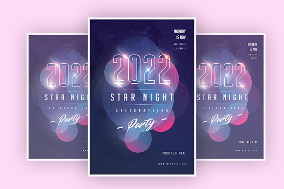 Star night in Flyer Templates - product preview 1