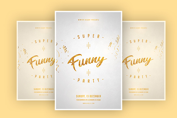 Super funny party in Flyer Templates - product preview 1