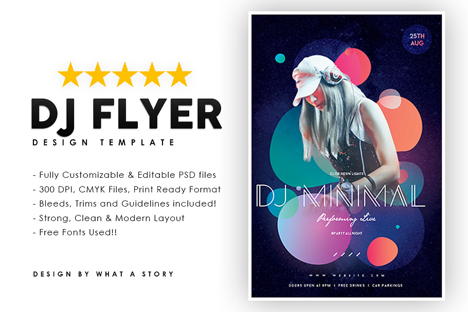 DJ FLYER in Flyer Templates - product preview 8