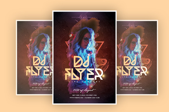 Dj flyer in Flyer Templates - product preview 1