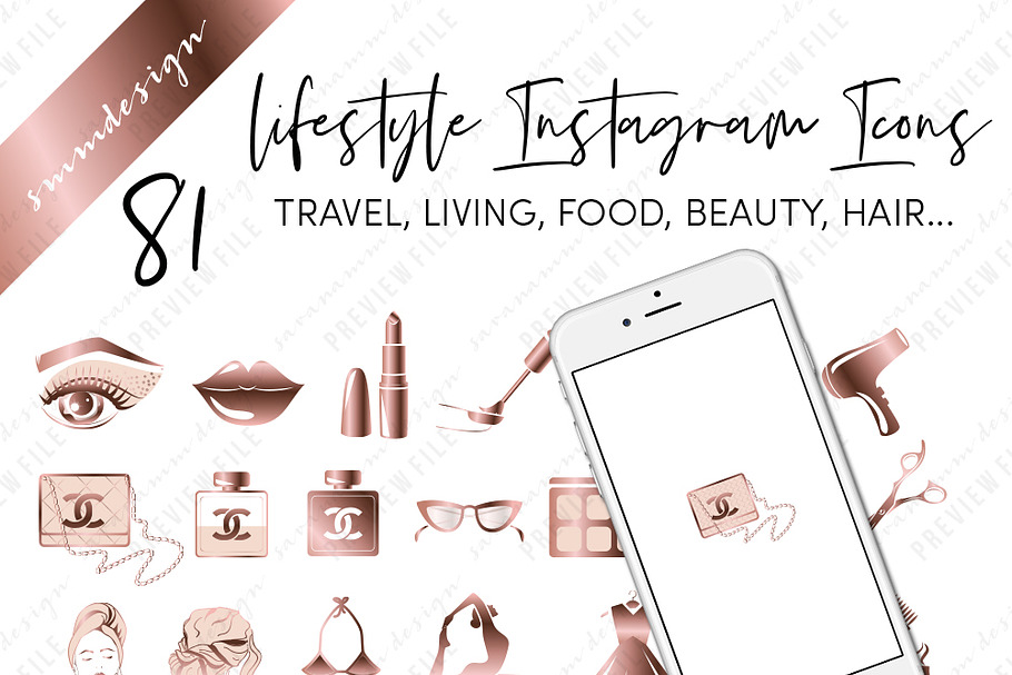 Instagram Story Highlight Icons 038 in Instagram Templates - product preview 8