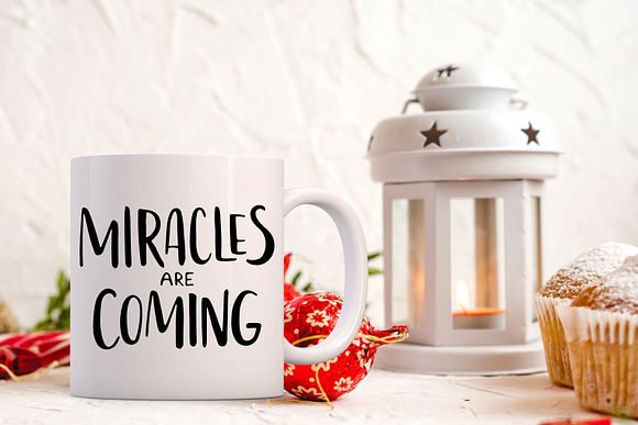 Christmas styled stock mug mock up in Mockup Templates - product preview 3