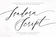 Isadora I Modern Calligraphy Script