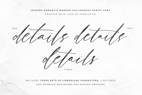 Isadora I Modern Calligraphy Script in Script Fonts - product preview 2