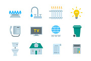 Household Services Utility Icons