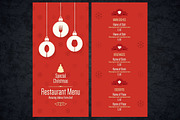 Special Christmas festive menu