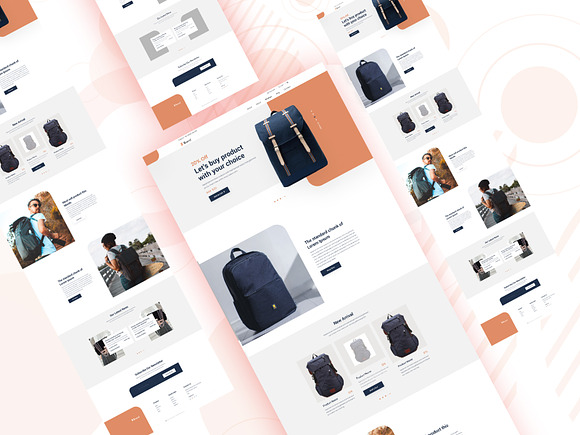 Landing Page- Wire framing in Wireframe Kits - product preview 2