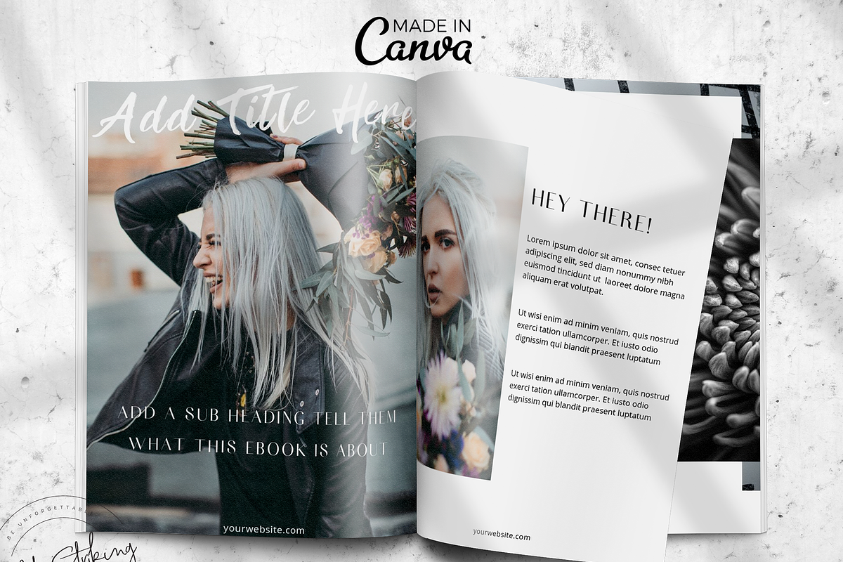 Canva eBook template: THE IMPACT in Magazine Templates - product preview 8