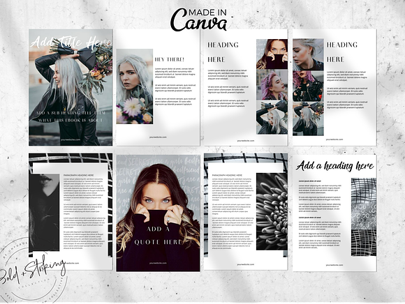 Canva eBook template: THE IMPACT in Magazine Templates - product preview 1