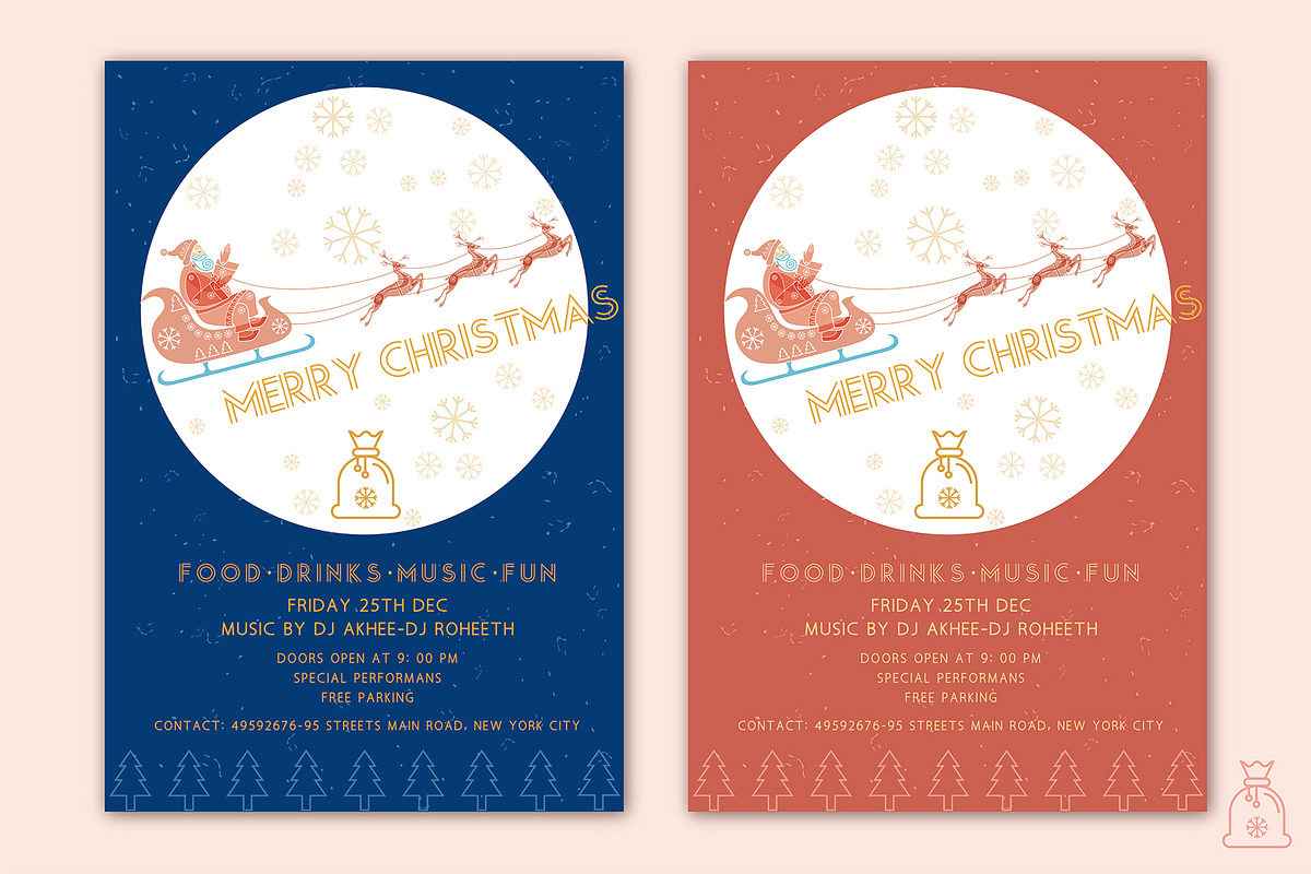 Christmas Poster/Flyer Template in Graphics - product preview 8