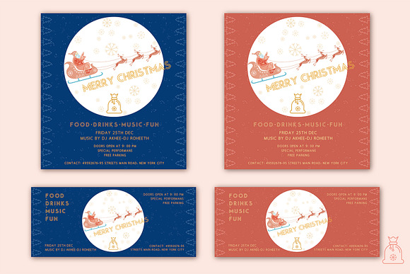 Christmas Poster/Flyer Template in Graphics - product preview 1