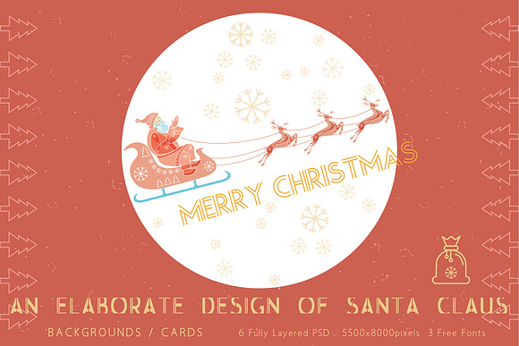 Christmas Poster/Flyer Template in Graphics - product preview 3