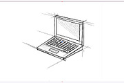 Animation Laptop Computer Technical