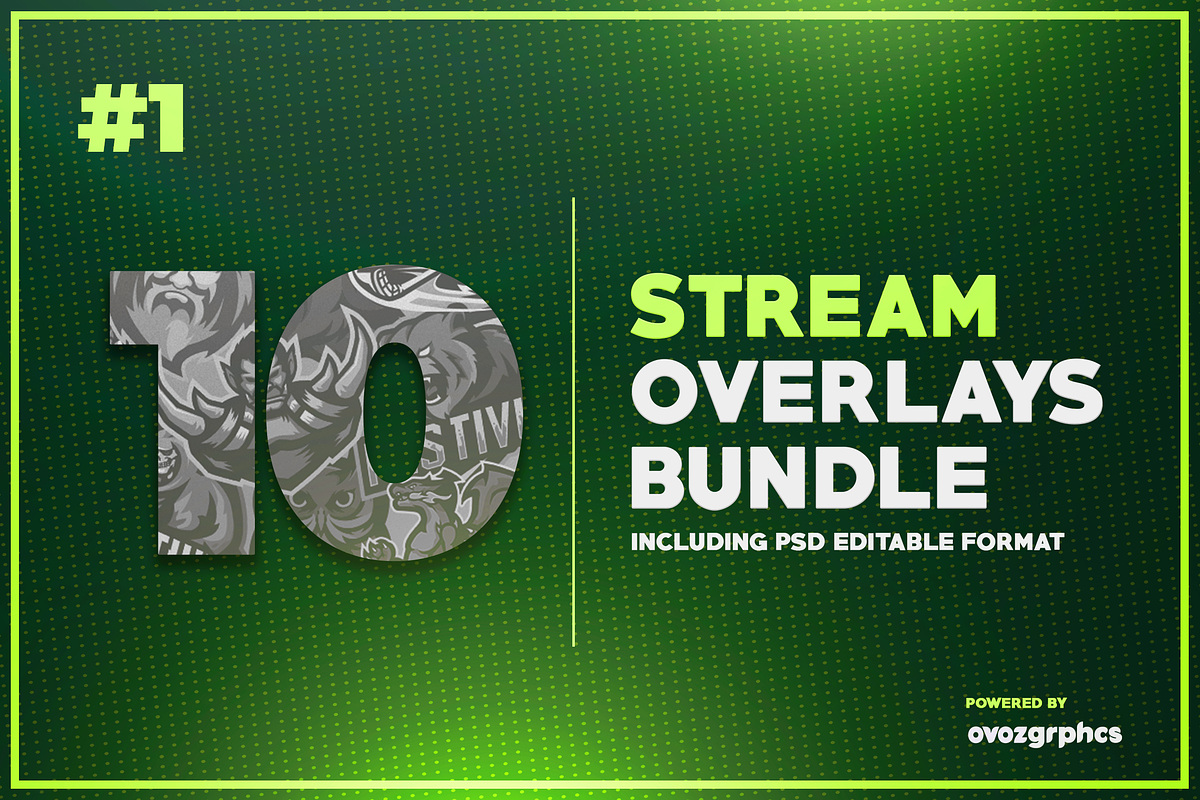 STREAM OVERLAYS BUNDLE in Social Media Templates - product preview 8
