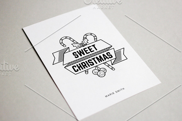 Christmas & New Year Labels & Badges in Illustrations - product preview 4