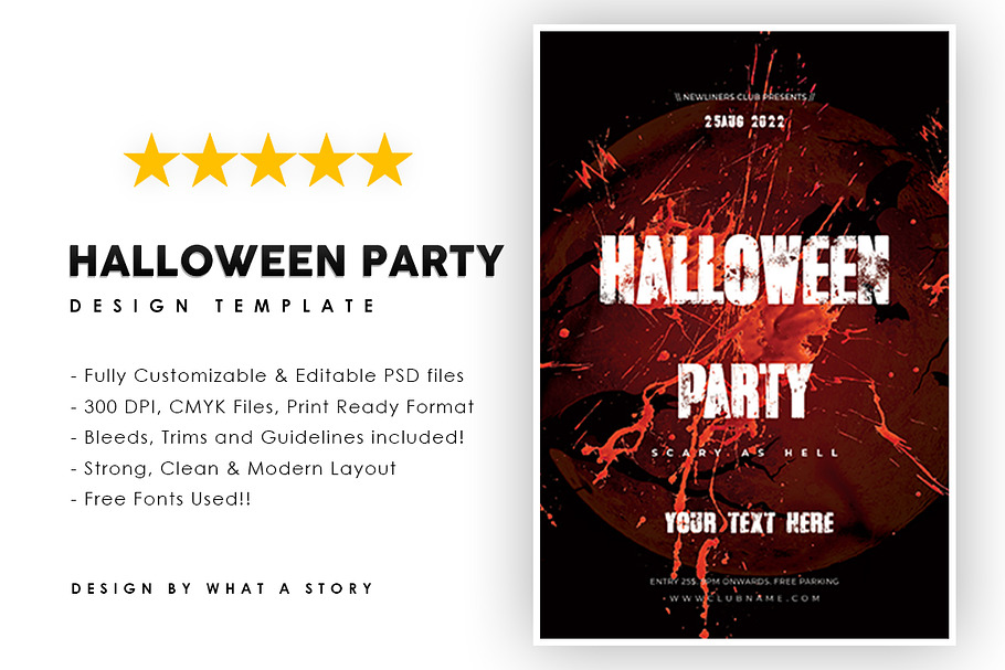 Halloween party in Flyer Templates - product preview 8