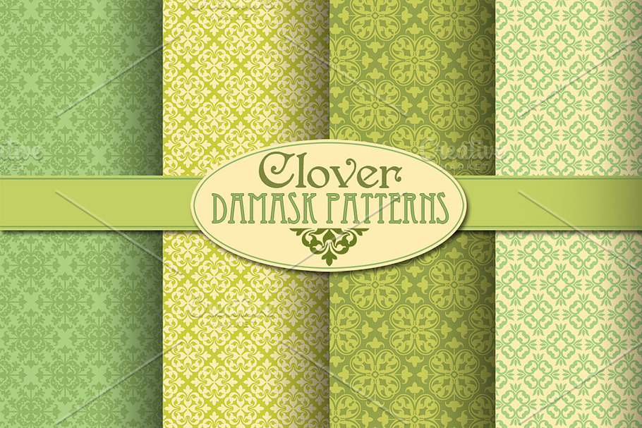 Clover Damask Patterns in Patterns - product preview 8