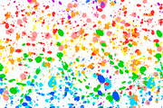 Colorful paint splashes pattern