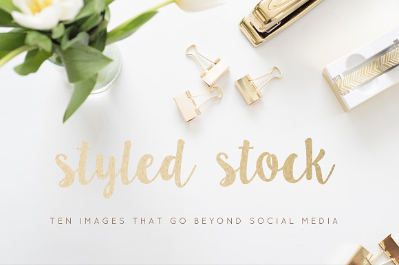 Styled Stock Photos | Gold Images in Product Mockups - product preview 5