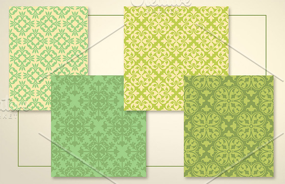 Clover Damask Patterns in Patterns - product preview 1