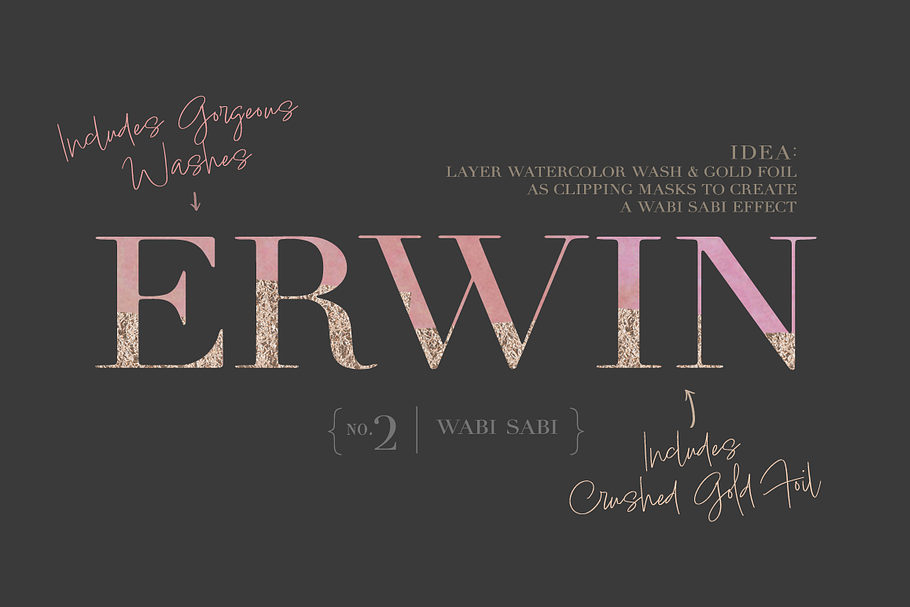Ora Erwin : Signature Font Duo