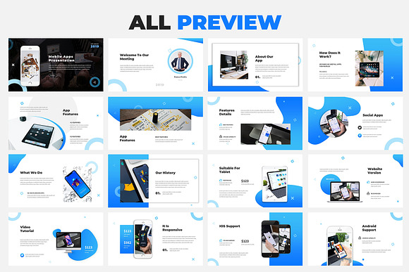 Mobile App Keynote Proposal in Keynote Templates - product preview 4