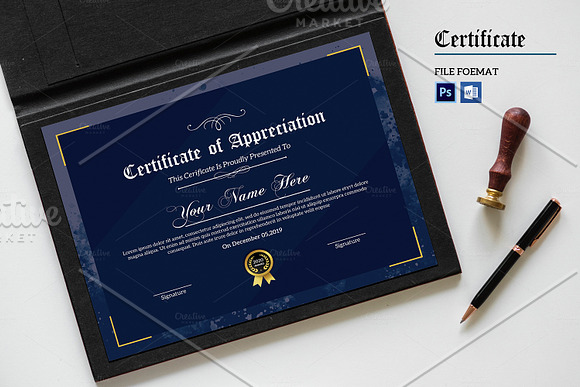 Certificate of Appreciation V20 in Stationery Templates - product preview 2