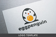 Egg Penguin Logo