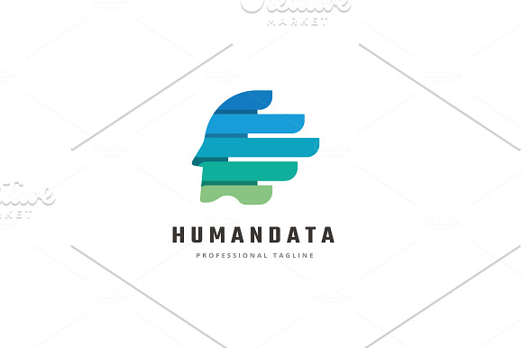 Human Data Logo in Logo Templates - product preview 2