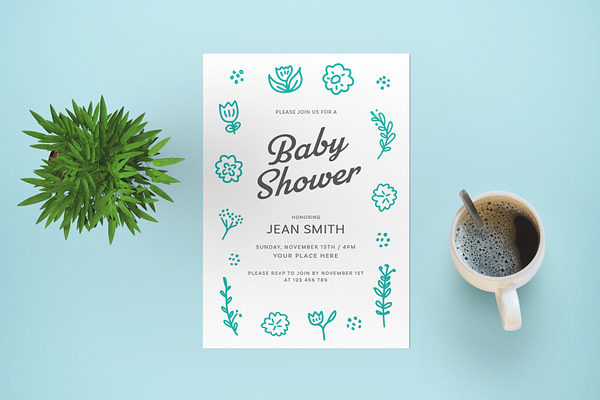 Baby Shower Flyer