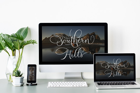 Southern Hills in Script Fonts - product preview 3