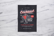 Cocktail Happy Hour Flyer