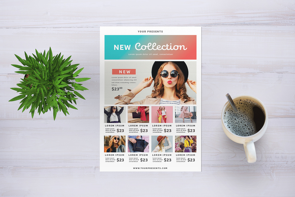 New Collection Flyer in Flyer Templates - product preview 8