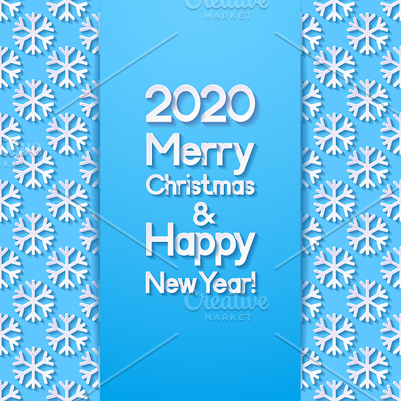 2020 Christmas and New Year’s Cards in Illustrations - product preview 1