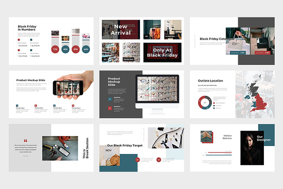 Romae : Black Friday Google Slides in Google Slides Templates - product preview 4