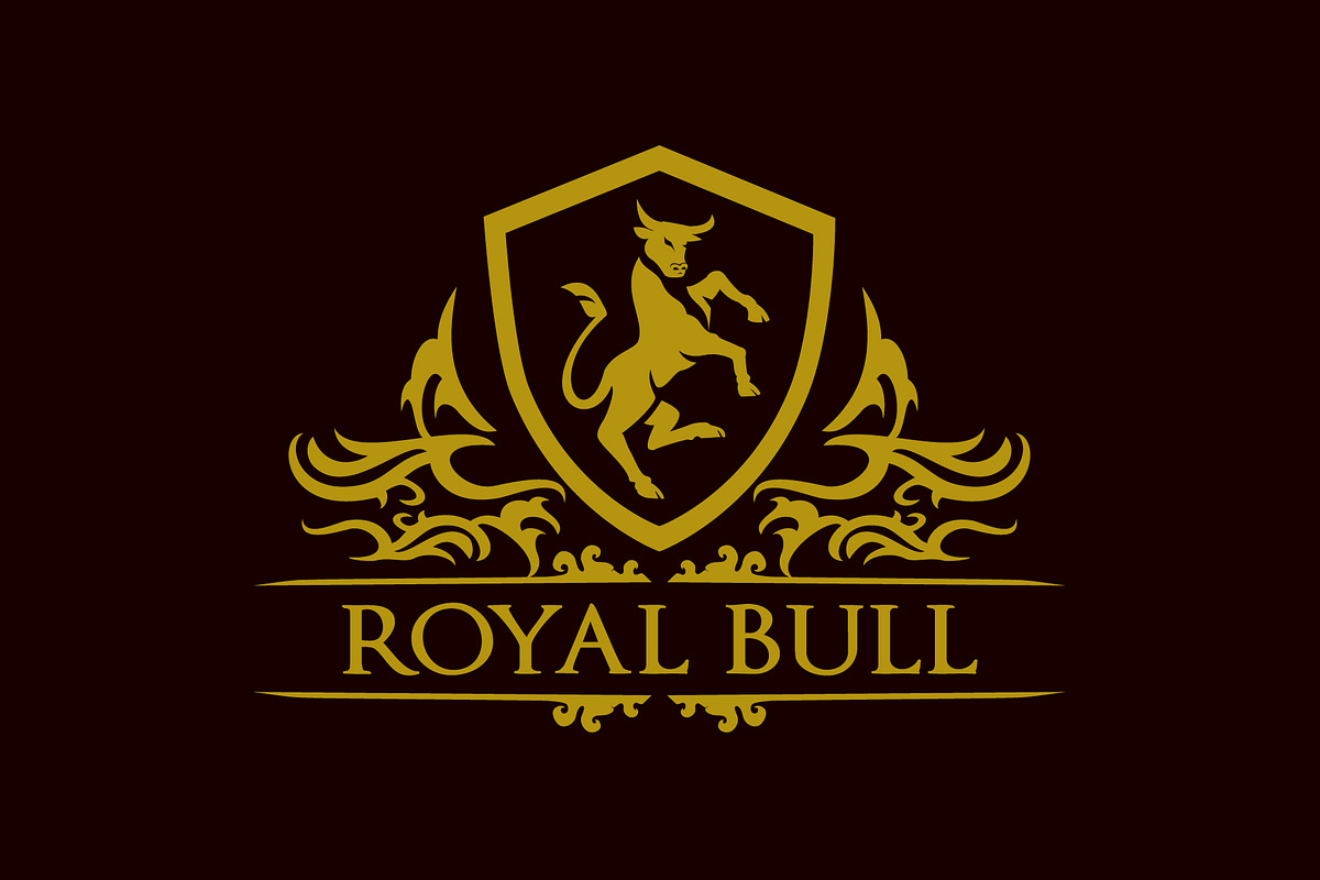 Royal Bull Heraldic Logos in Logo Templates - product preview 8