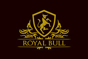 Royal Bull Heraldic Logos