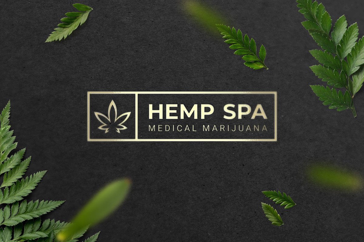 Cannabis Hemp Logo CBD Wellness Oil in Logo Templates - product preview 8