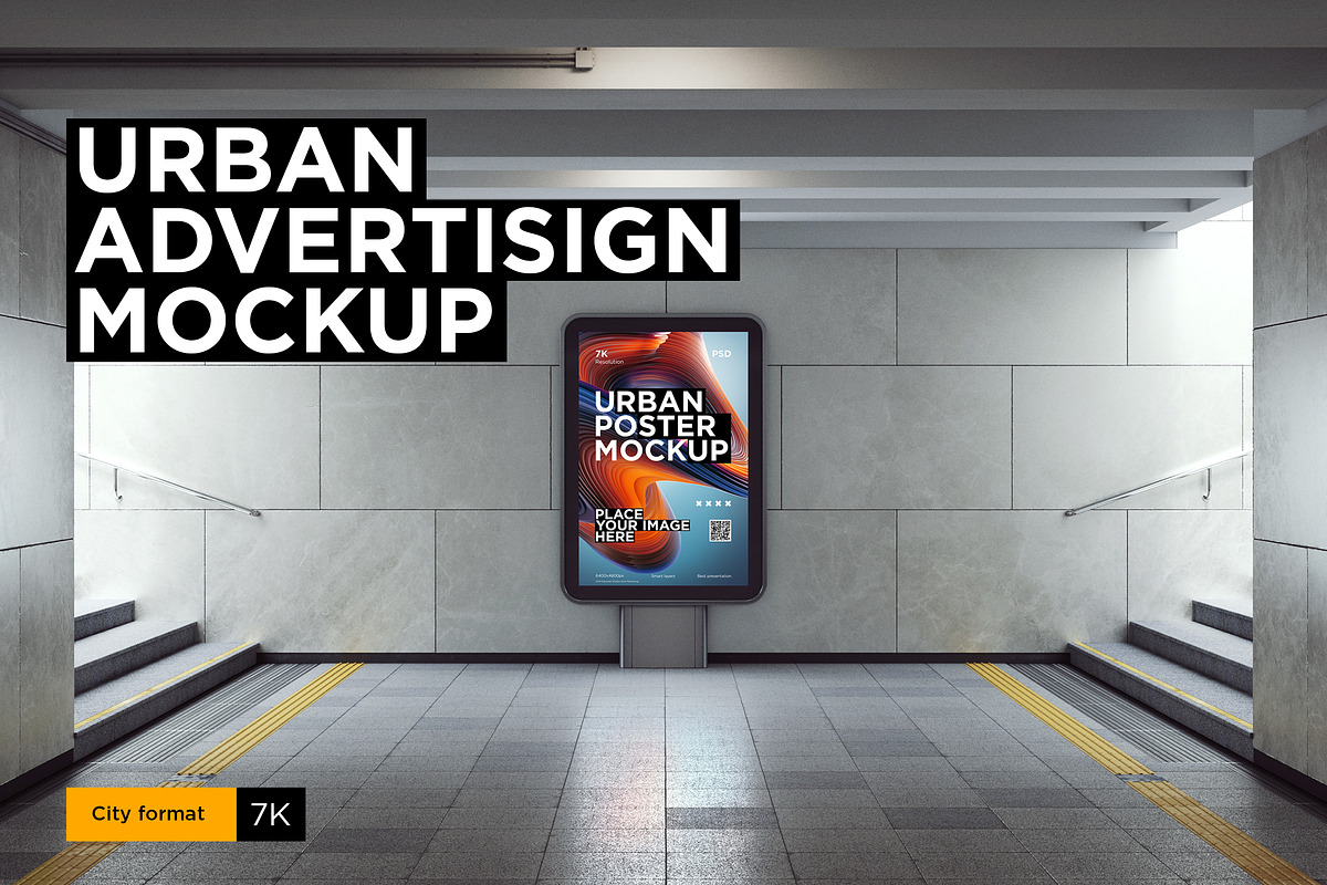 Urban Advertisign Mockup in Print Mockups - product preview 8