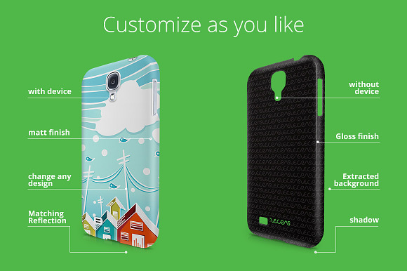 Galaxy S4 3d Sublimation Left Mockup in Product Mockups - product preview 1