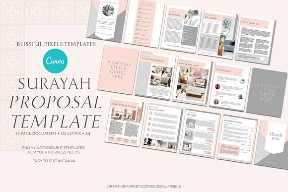 Surayah - Business Proposal Template in Brochure Templates - product preview 3