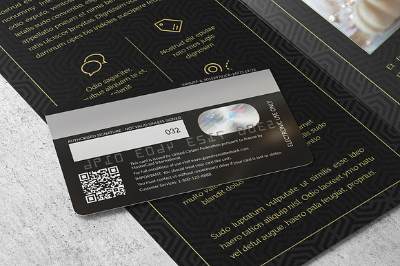 Grand Versailles Bank Card in Card Templates - product preview 7