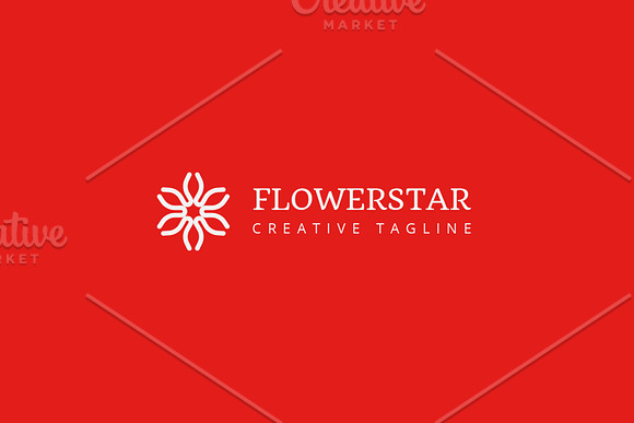 Flowerstar Logo in Logo Templates - product preview 1