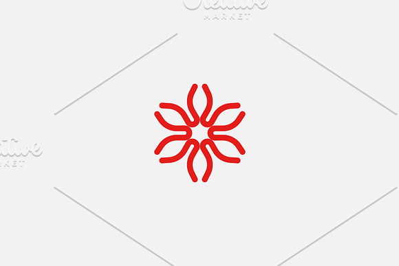 Flowerstar Logo in Logo Templates - product preview 3