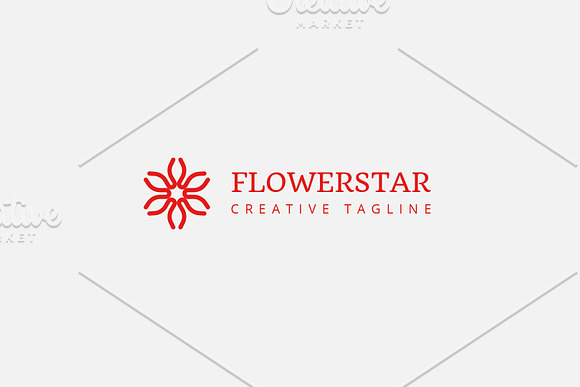 Flowerstar Logo in Logo Templates - product preview 4