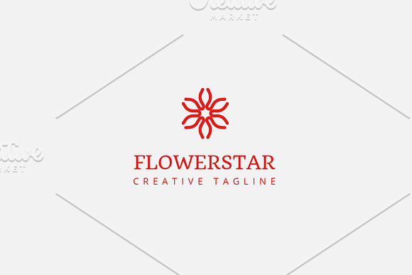 Flowerstar Logo in Logo Templates - product preview 5