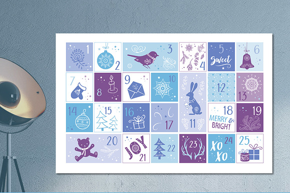 Advert Calendar in Illustrations - product preview 4