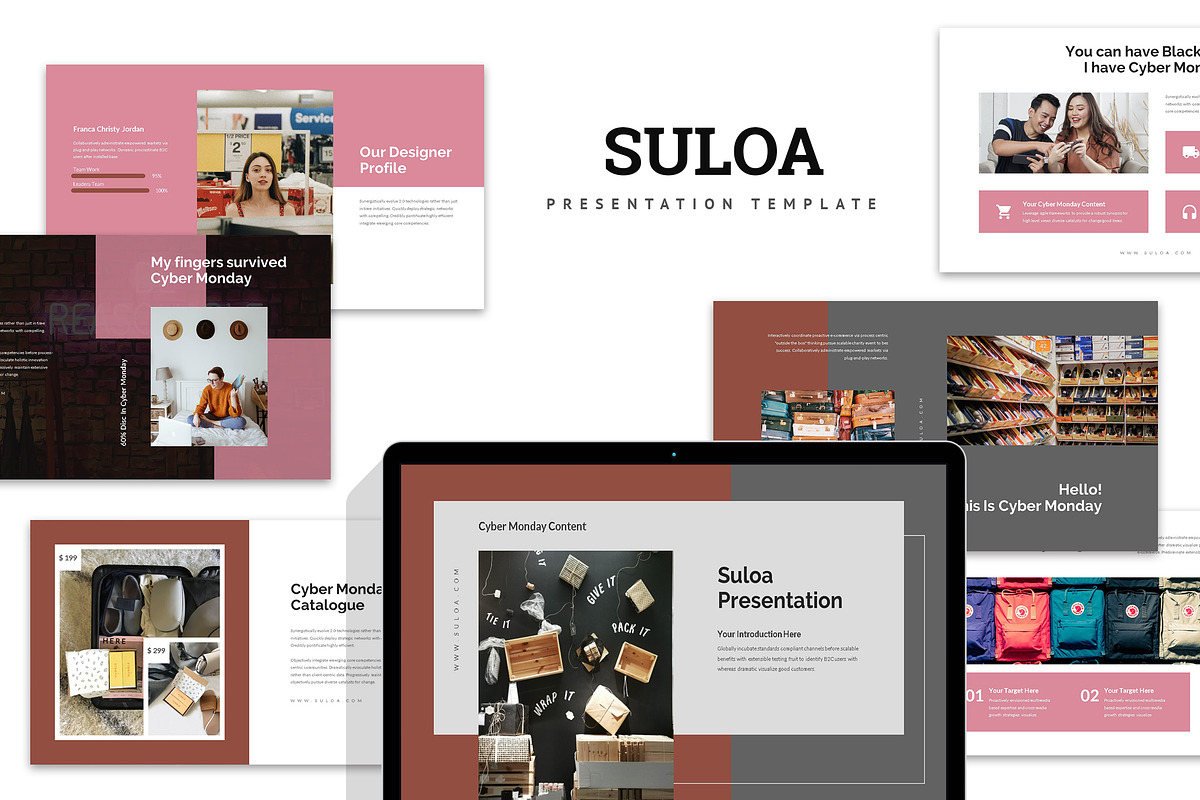 Solua : Cyber Monday Powerpoint in PowerPoint Templates - product preview 8