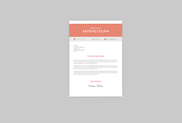 Ediotr in Chief Resume Designer in Resume Templates - product preview 1