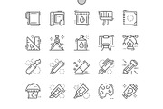 Paint Line Icons